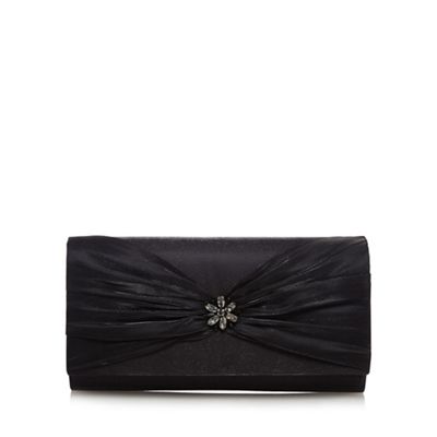 Black 'Organza' clutch purse